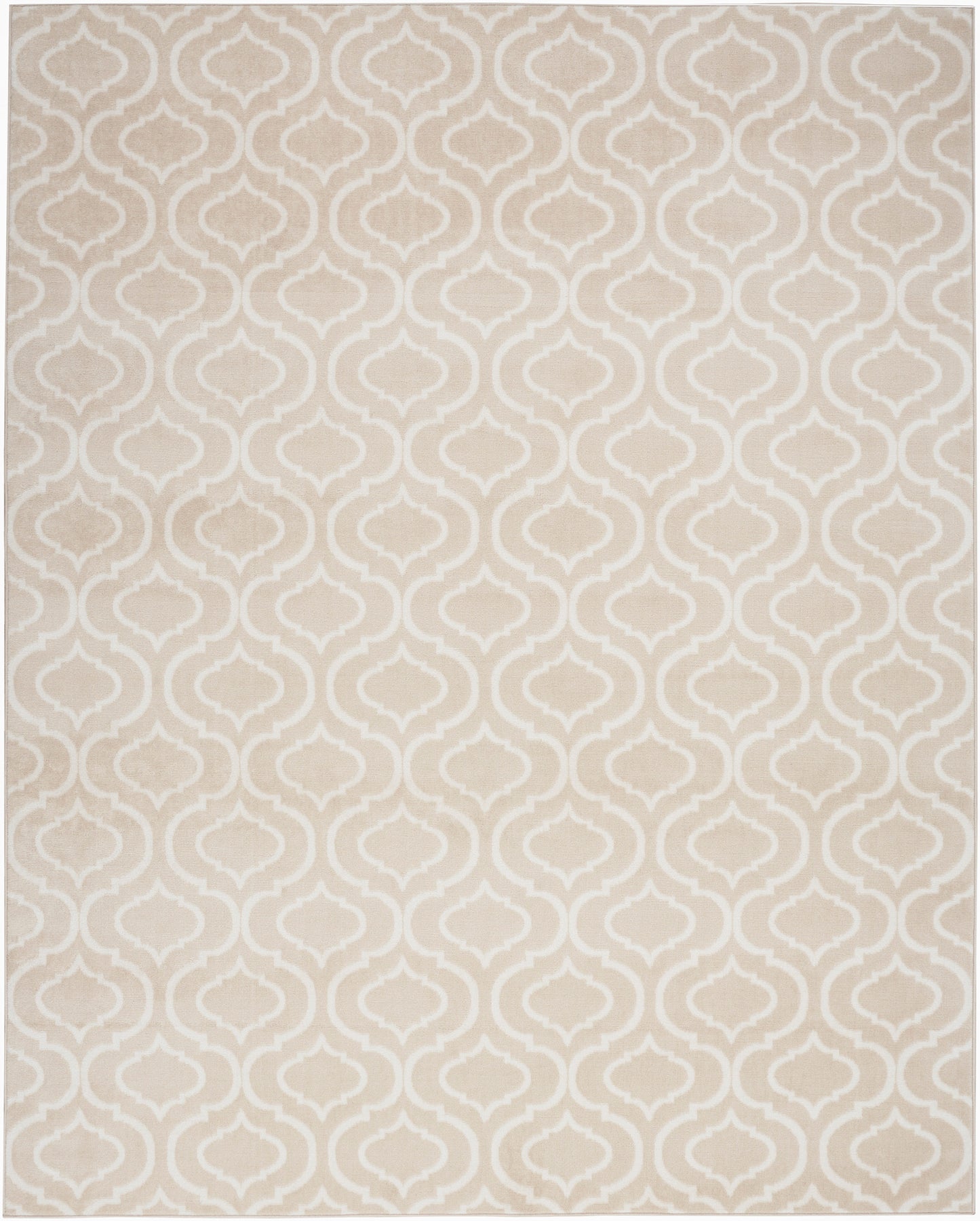 Nourison Jubilant 7'10" x 9'10" Beige Contemporary Indoor Rug