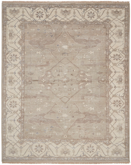 Nourison Aldora 7'9" x 9'9" Silver Vintage Indoor Rug