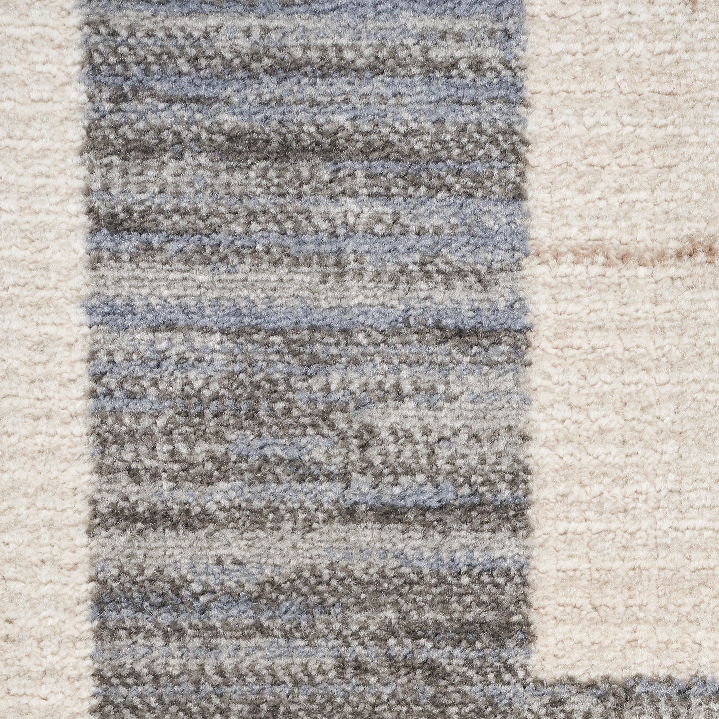 Nourison Serenity Home 3'11" x 5'11" Grey Ivory Modern Indoor Rug