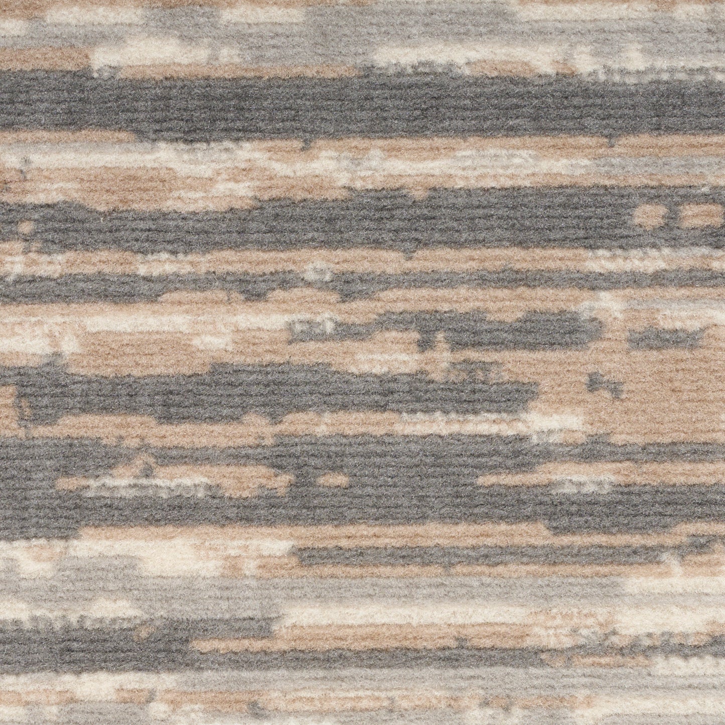 Nourison Jubilant 7'10" x 9'10" Grey Beige Modern Indoor Rug