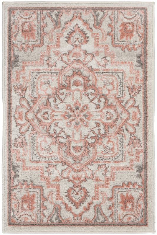 Nourison Elation 2' x 3' Ivory Brick Bohemian Indoor Rug