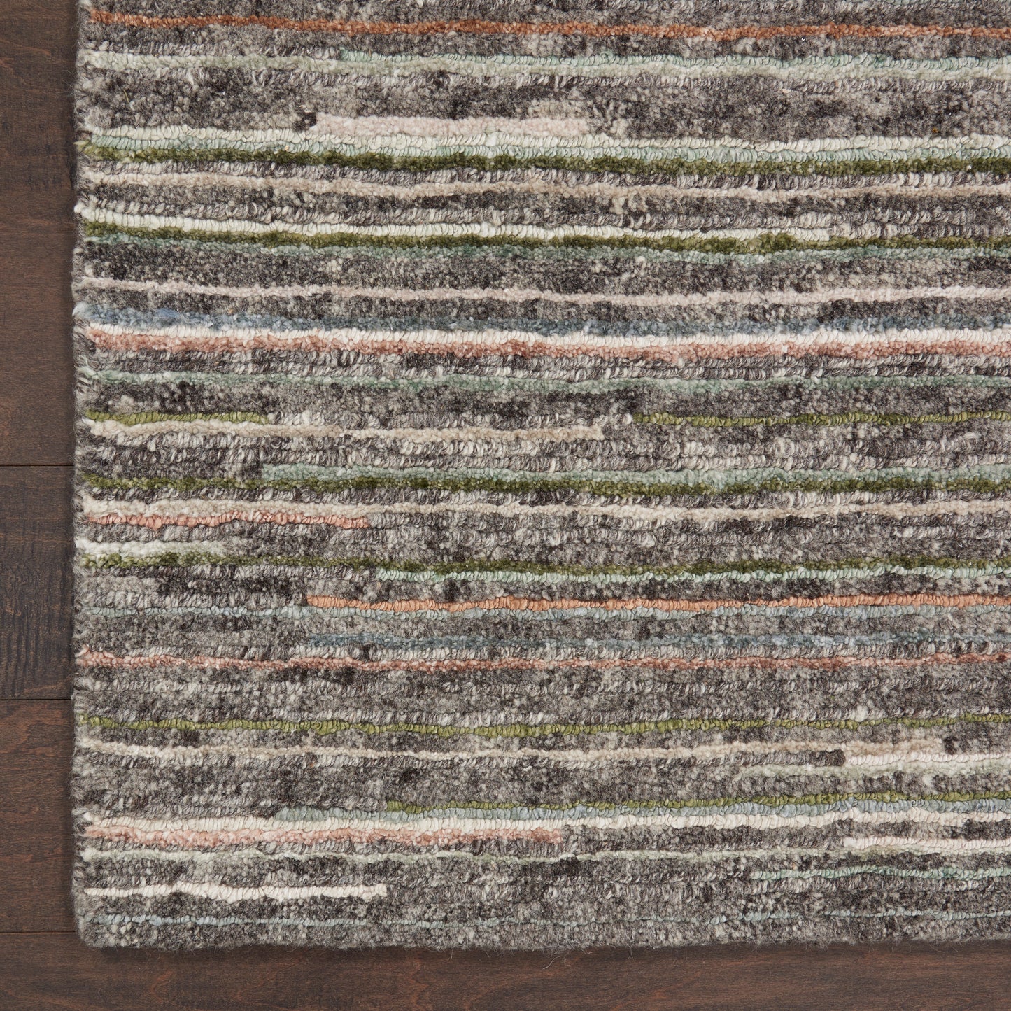 Nourison Plateau 8'6" x 11'6" Grey Green Modern Indoor Rug