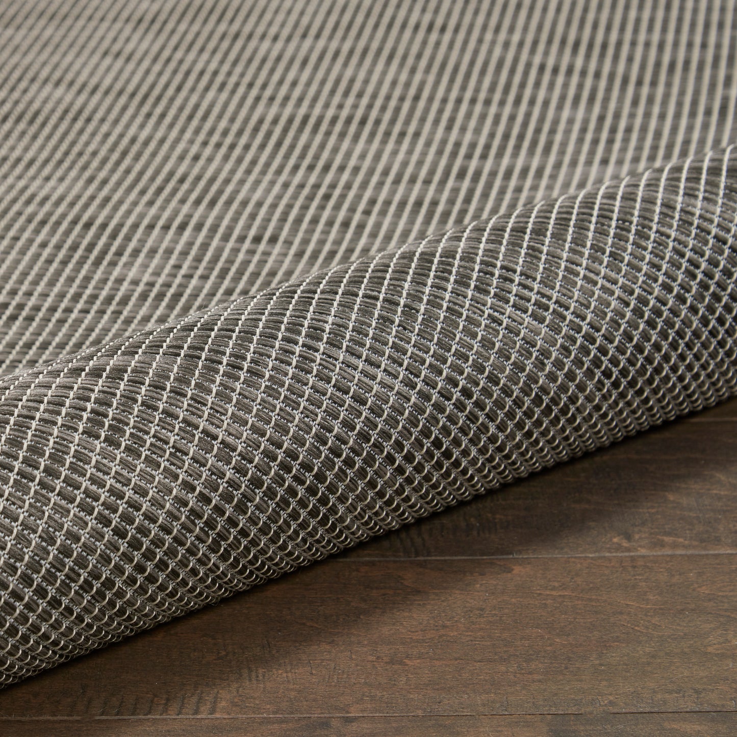 Nourison Positano 2'2" x 12' Charcoal Modern Rug