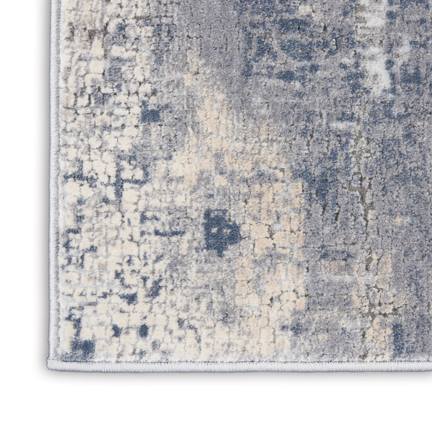 Nourison Rustic Textures 3'11" x 5'11" Grey Beige Modern Indoor Rug