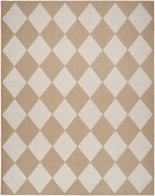 Nourison Washable Modern Jute 7'10" x 9'10" Natural Ivory Modern Indoor Rug