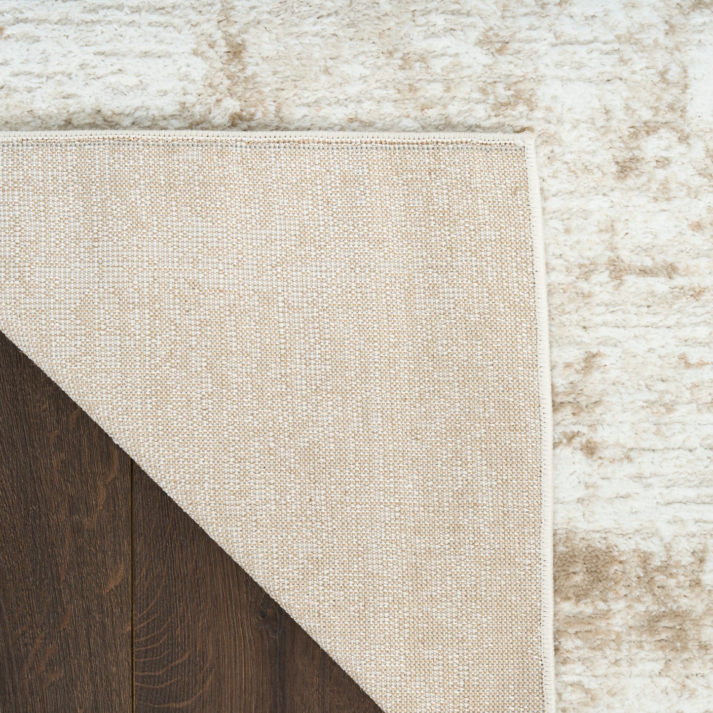 Nourison Dekor 2' x 4' Ivory Taupe Modern Indoor Rug