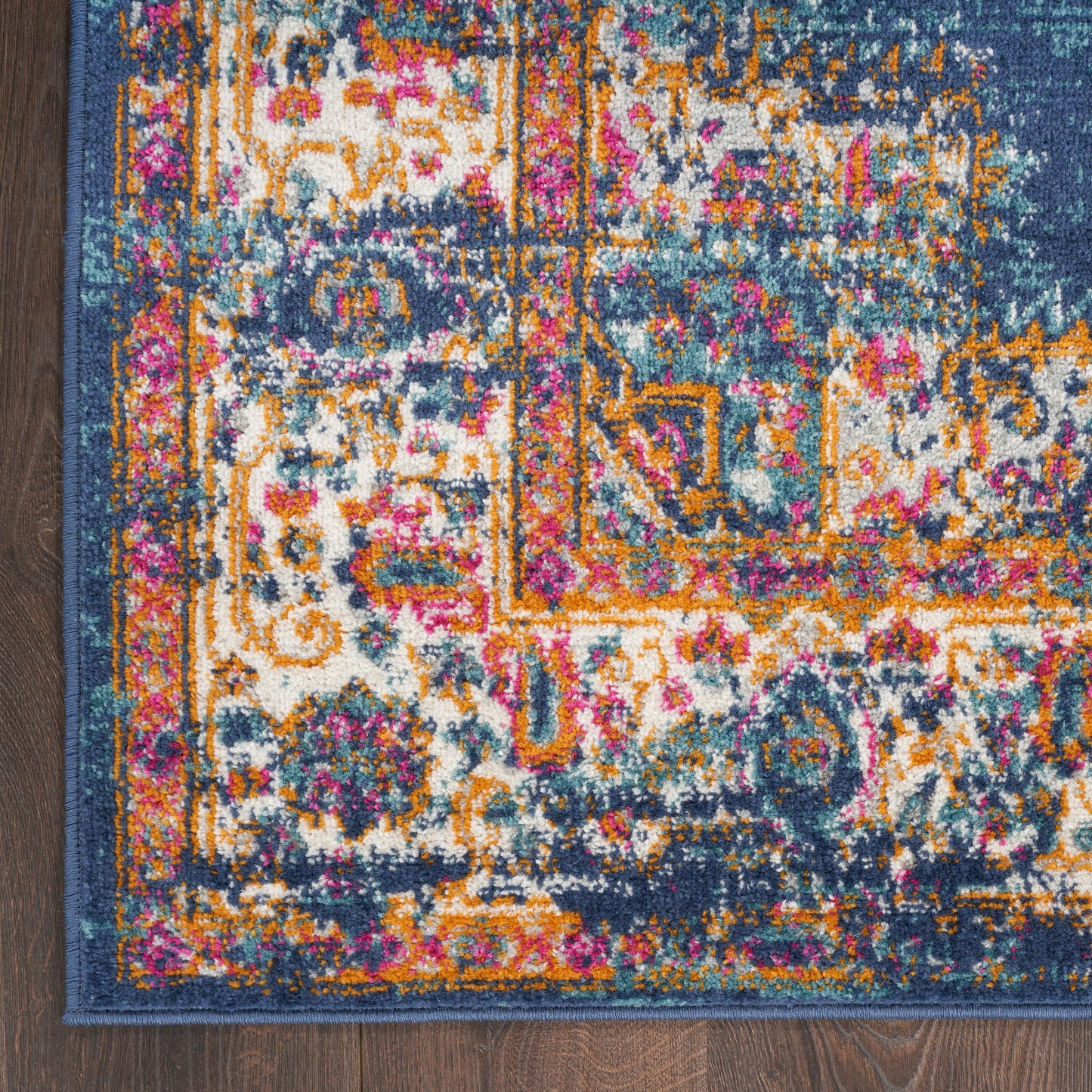 Nourison Passion 2'2" x 10' Navy Vintage Indoor Rug