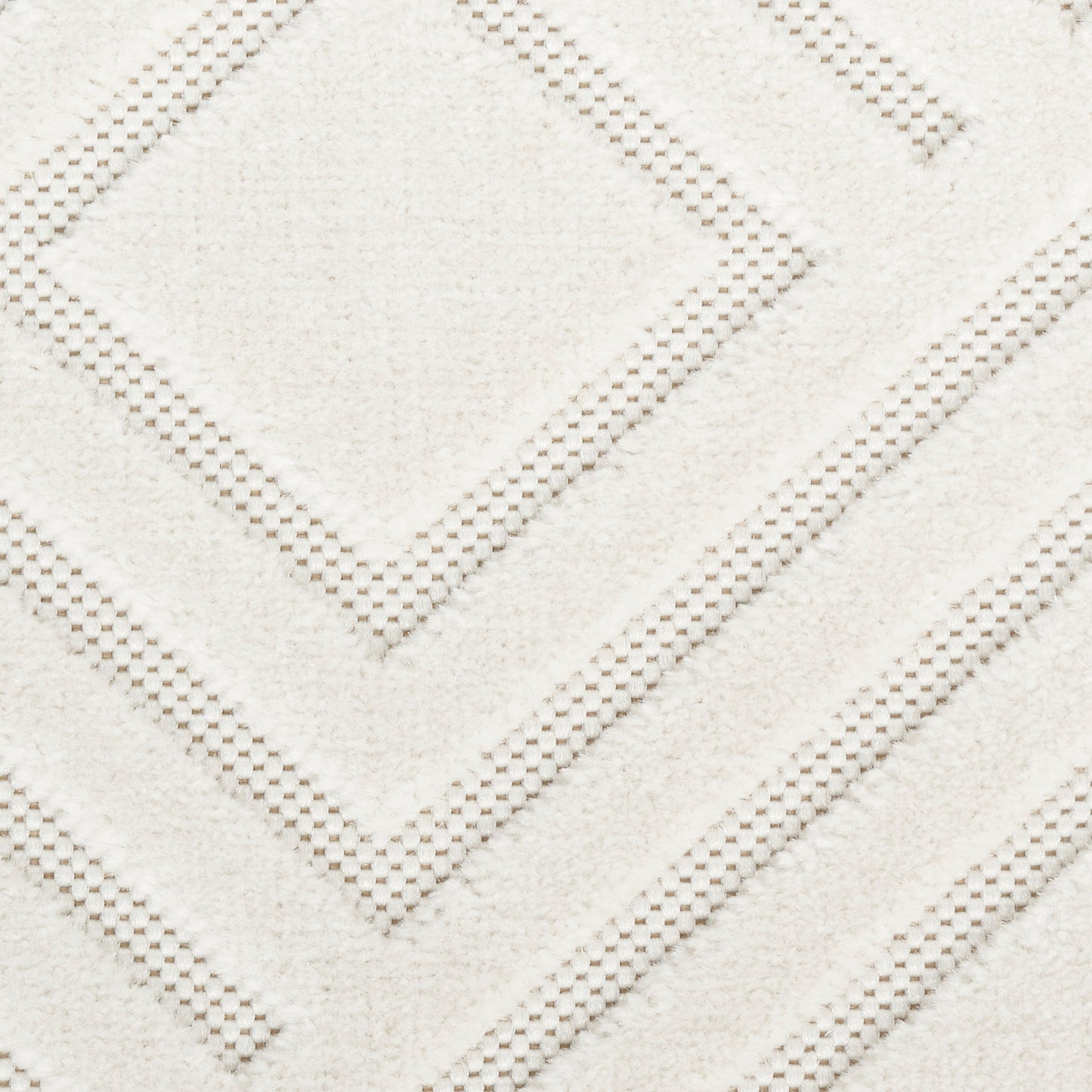 Nourison Care Free 3'11" x 5'11" Ivory Modern Indoor Rug
