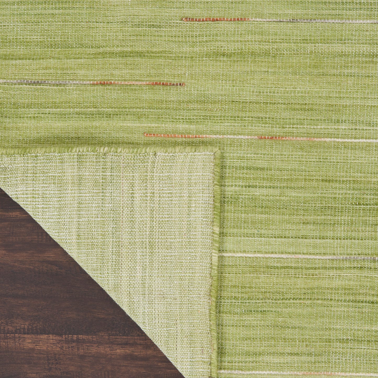 Nourison Interweave 6' x 9' Green Modern Indoor Rug