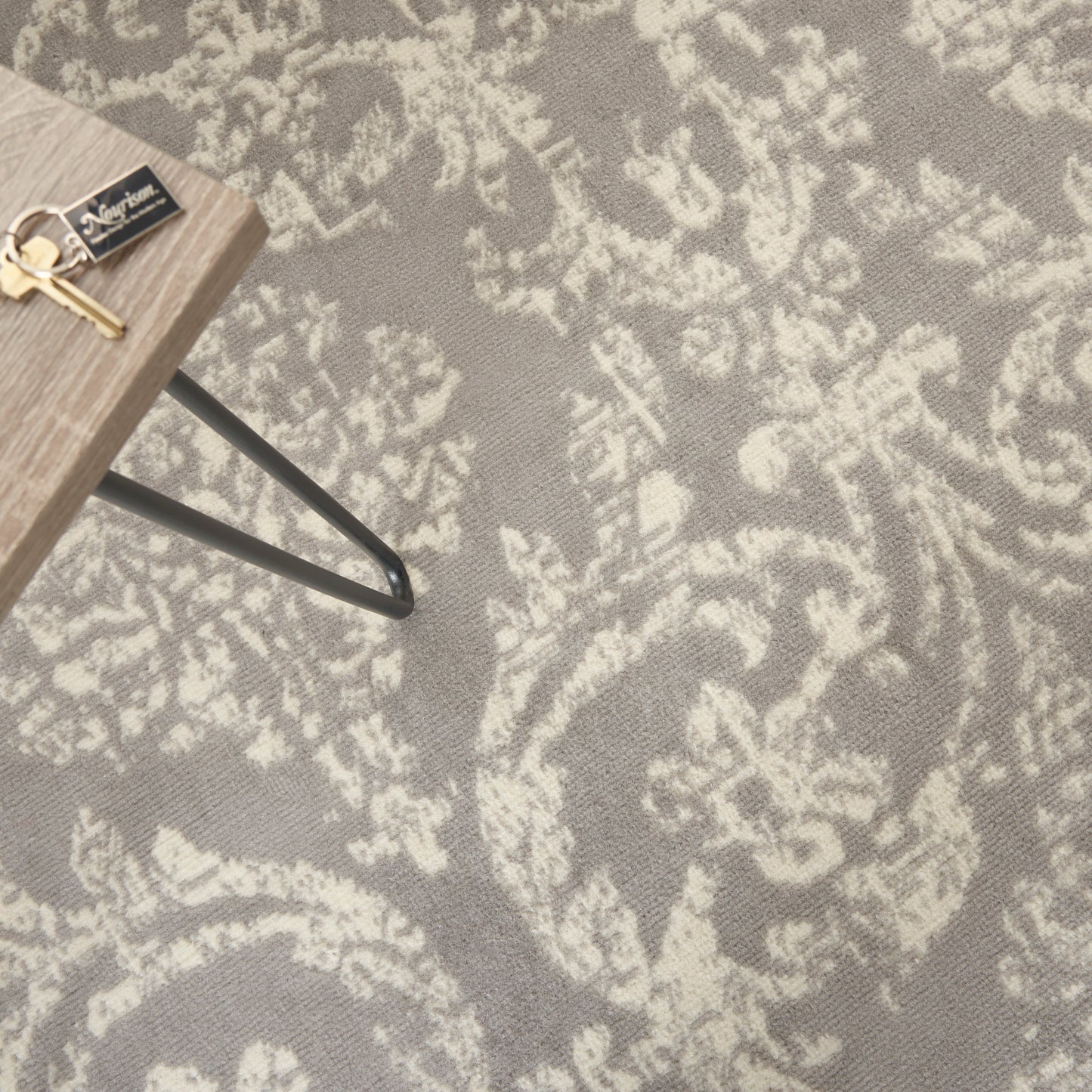 Nourison Jubilant 6' x 9' Grey Vintage Indoor Rug
