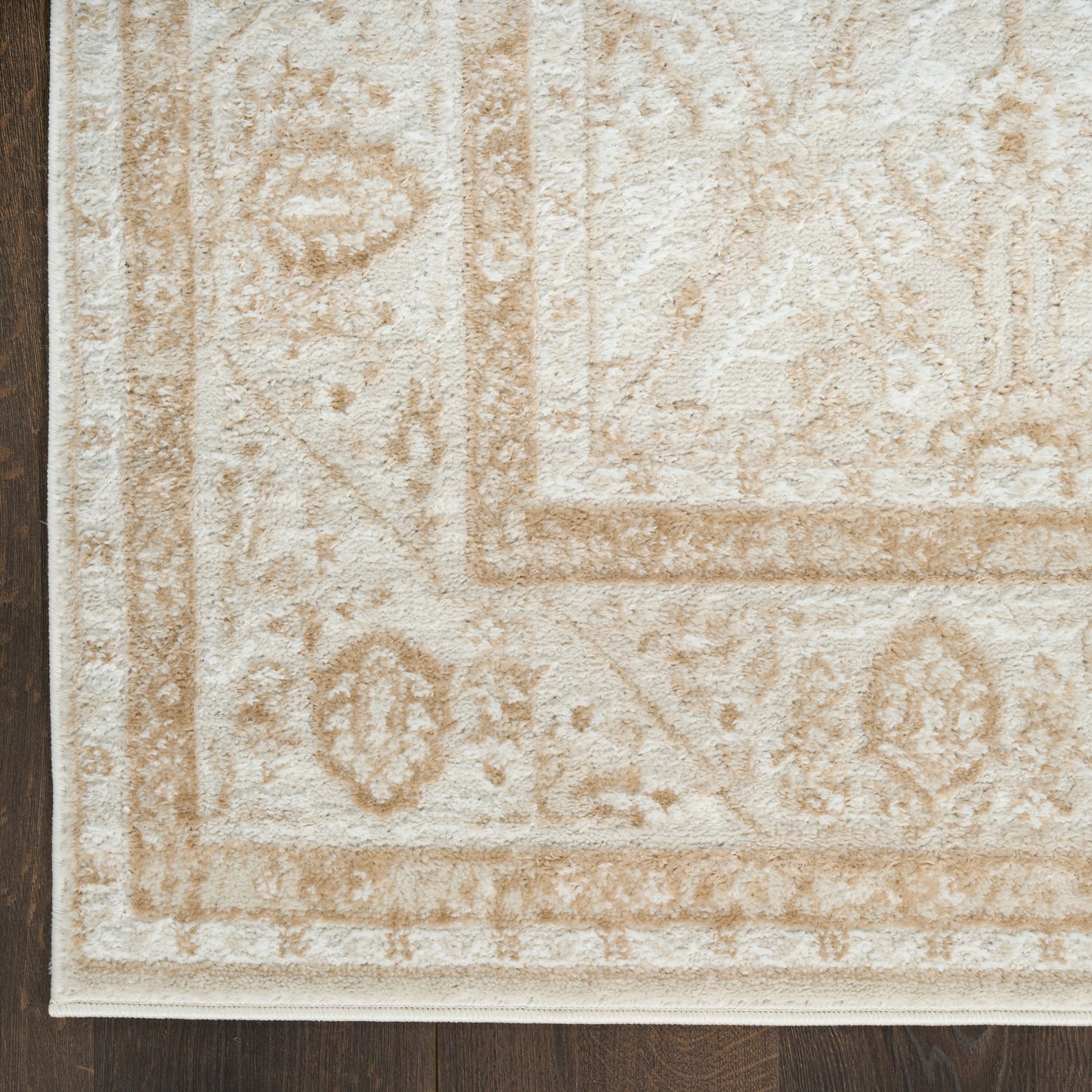 Nourison Dekor 2' x 4' Cream Beige Vintage Indoor Rug