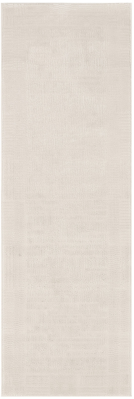 Nourison Nordic 2' x 6' Ivory Modern Indoor Rug