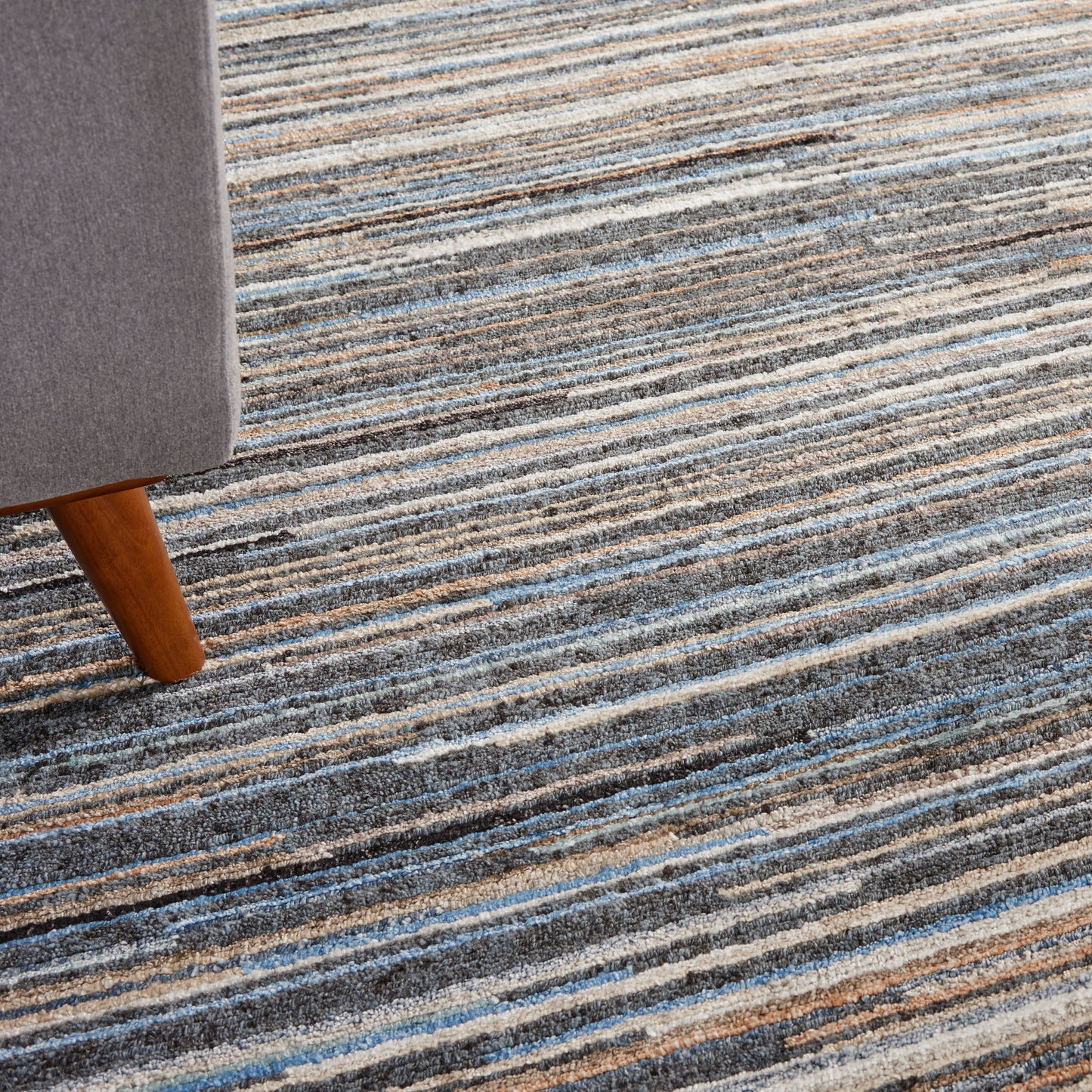 Nourison Plateau 9'9" x 13'9" Blue Modern Indoor Rug