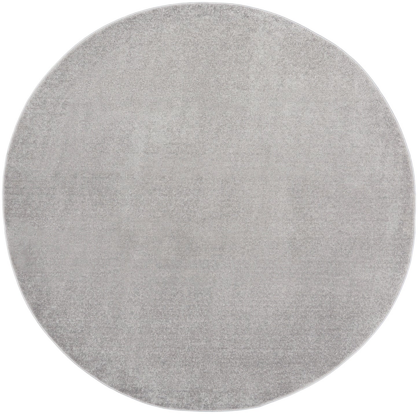 Nourison Nourison Essentials 10' x Round Silver Grey Outdoor Rug