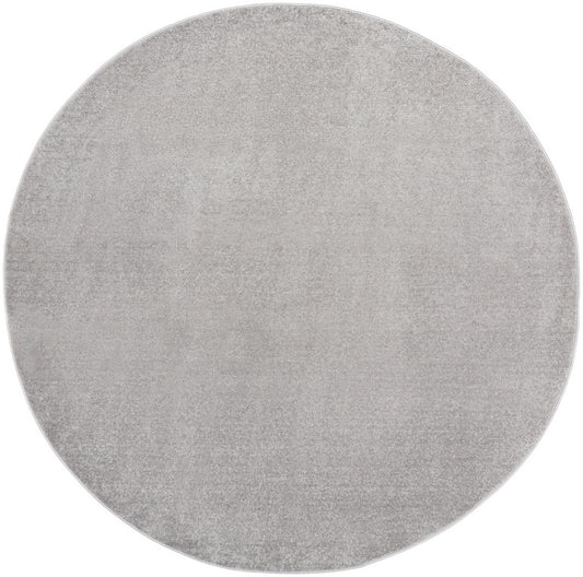 Nourison Nourison Essentials 10' x Round Silver Grey Outdoor Rug