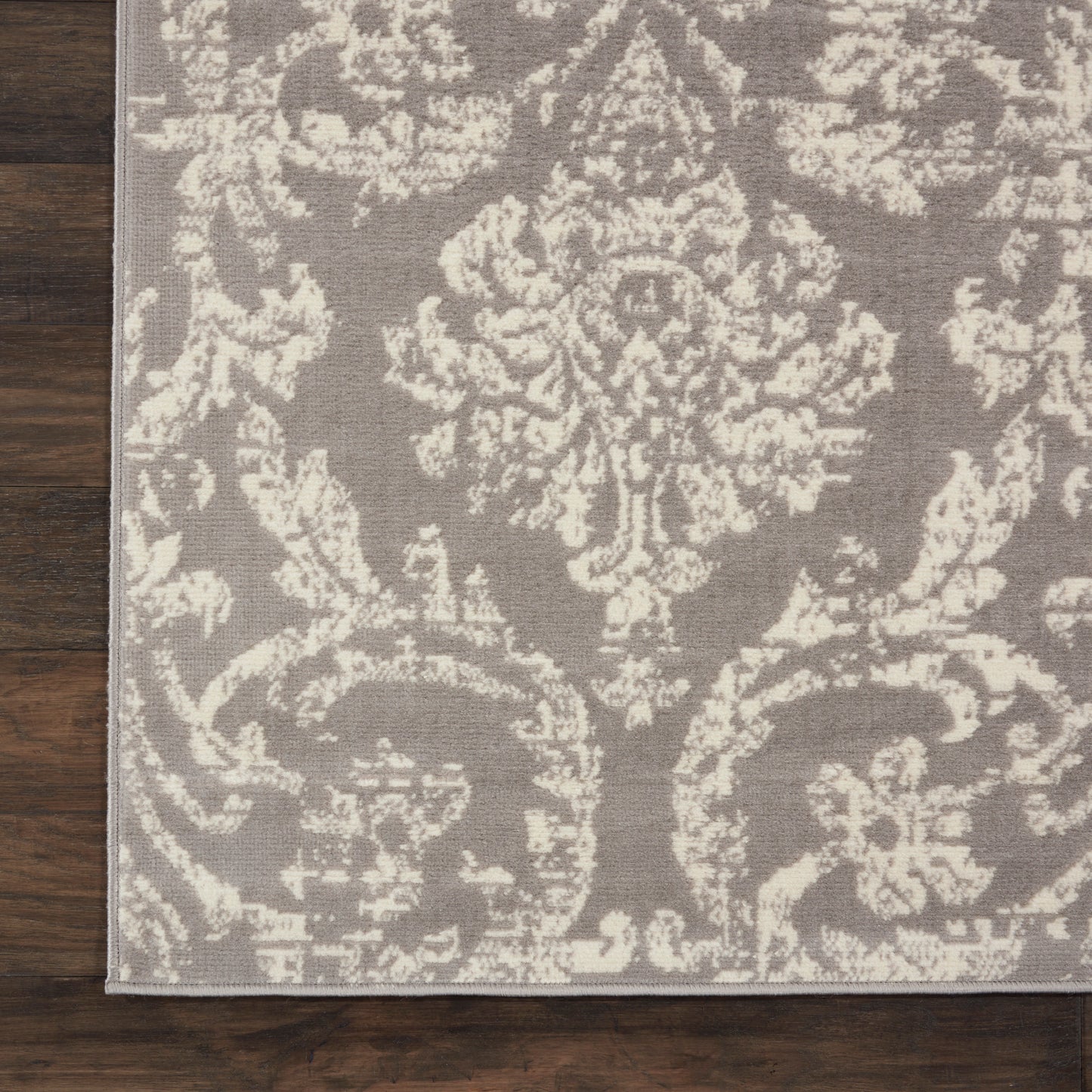 Nourison Jubilant 8'6" x 12' Grey Vintage Indoor Rug