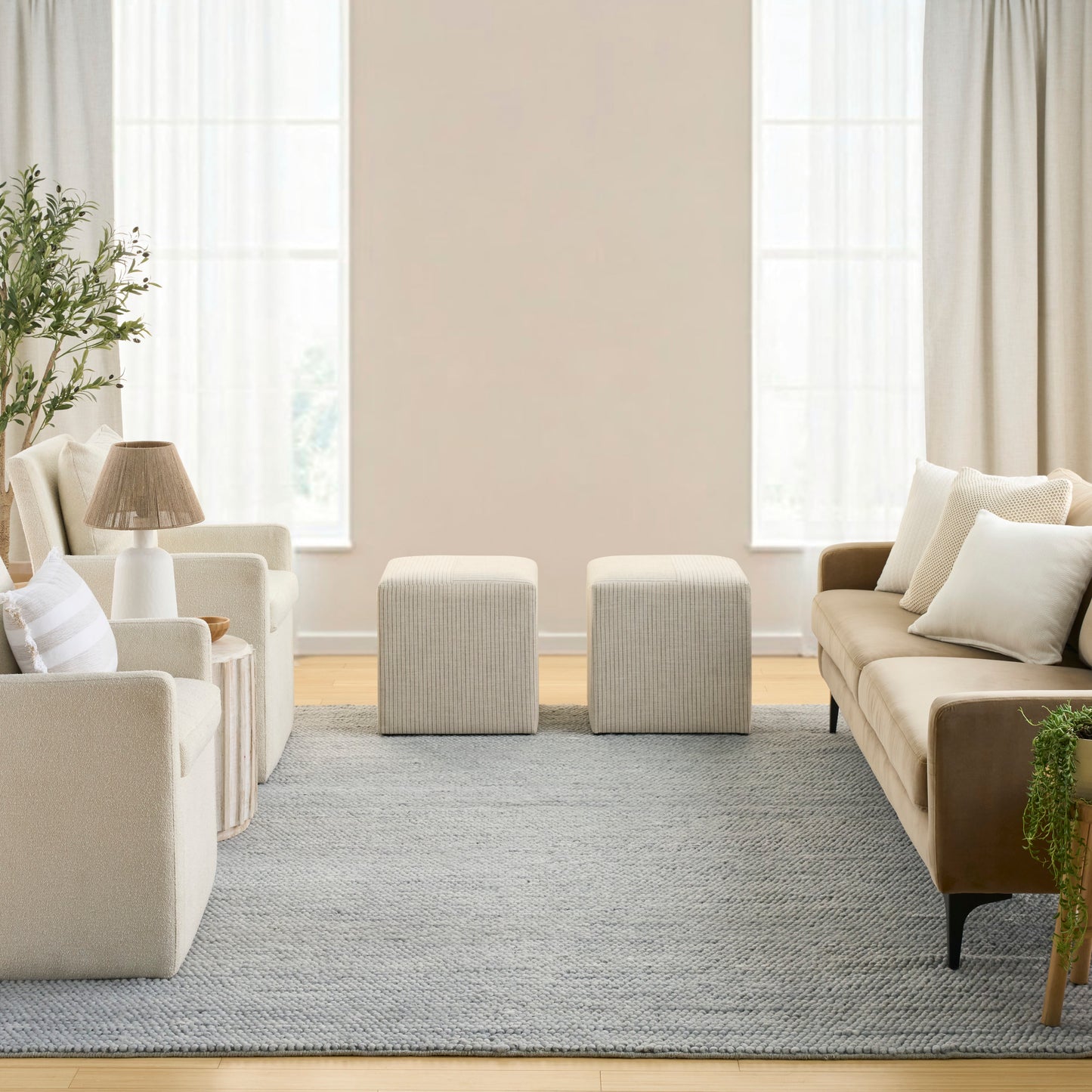 DKNY Pure Knots 8'6" x 11'6" Denim Modern Indoor Rug