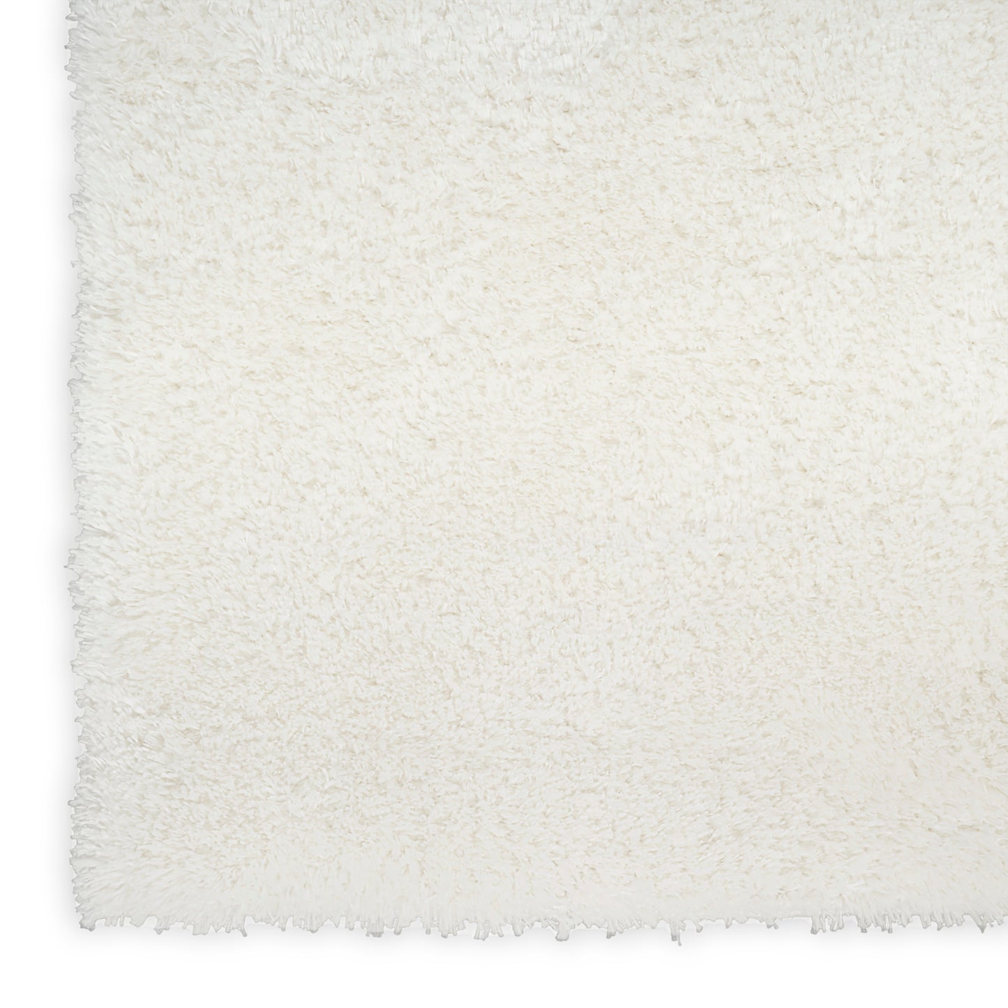 Nourison Pacific Shag 7'10" x 9'10" Ivory Shag Indoor Rug