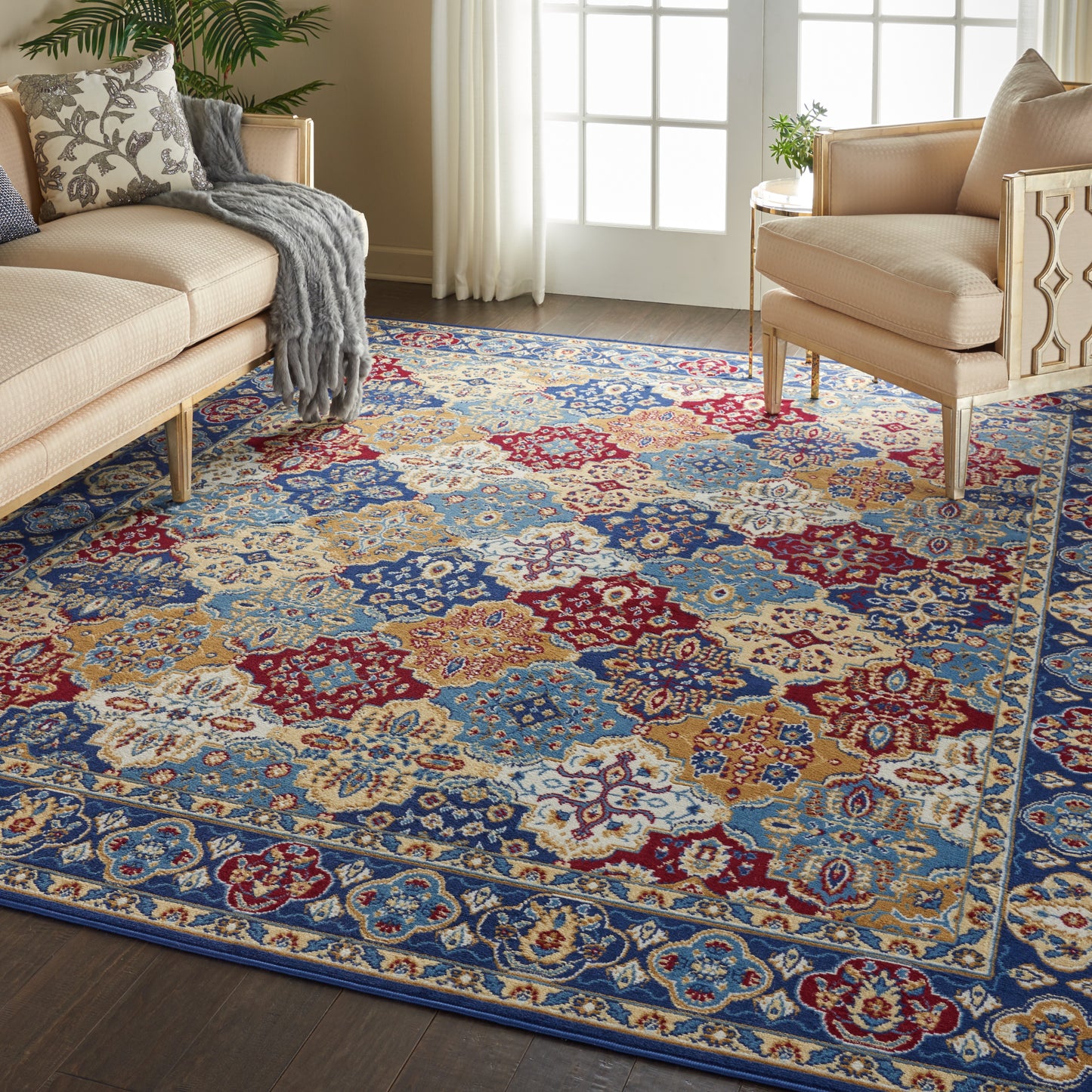 Nourison Grafix 8'6" x 12' Multicolor Bohemian Indoor Rug