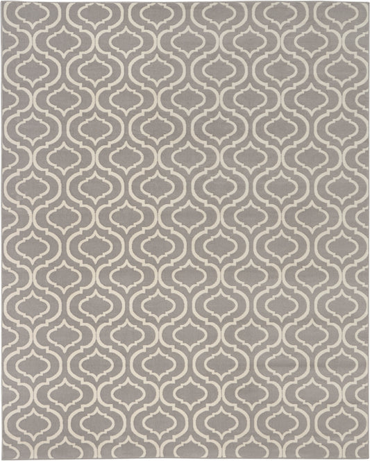Nourison Jubilant 8'6" x 12' Grey Contemporary Indoor Rug