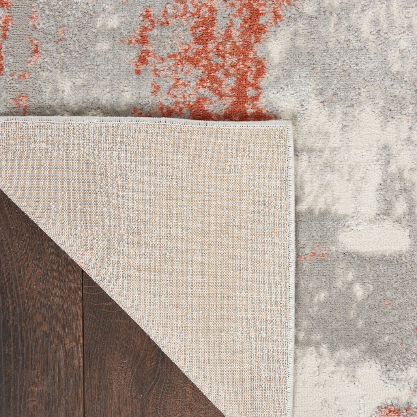 Nourison Elation 2' x 3' Grey Brick Modern Indoor Rug