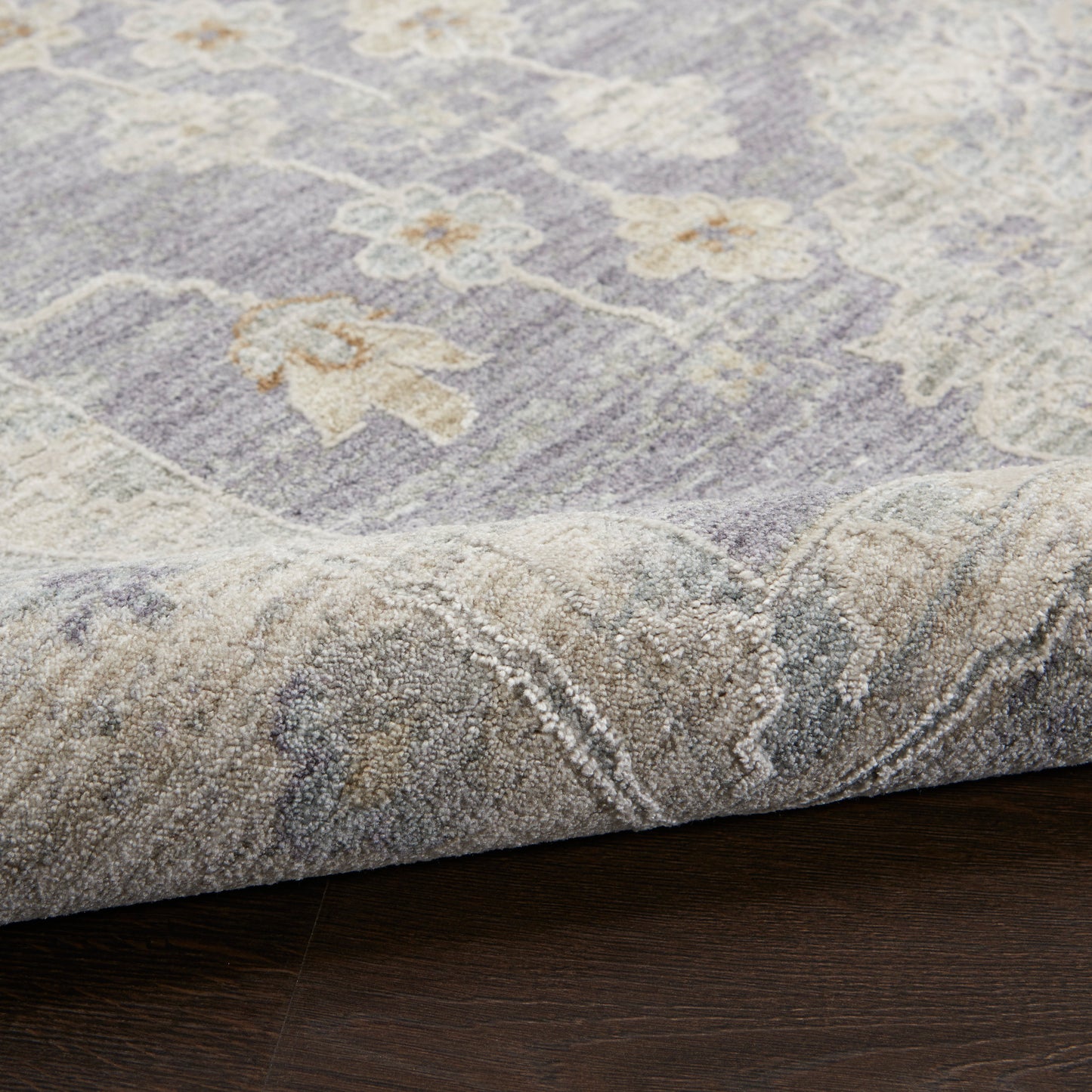 Nourison Infinite 5'3" x 7'8" Charcoal Vintage Indoor Rug