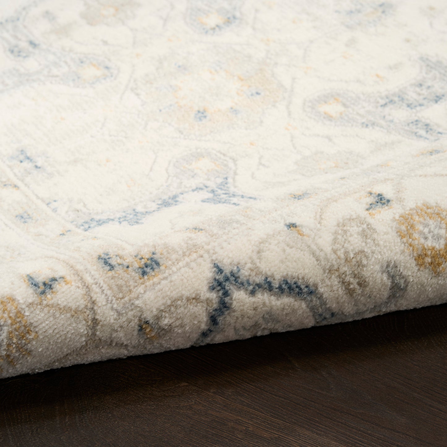Nourison Pardis 7'10" x 9'10" Light Blue Vintage Indoor Rug