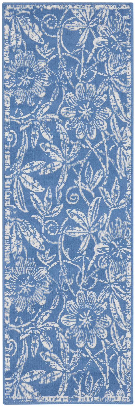 Nourison Whimsicle 2' x 6' Blue Farmhouse Indoor Rug