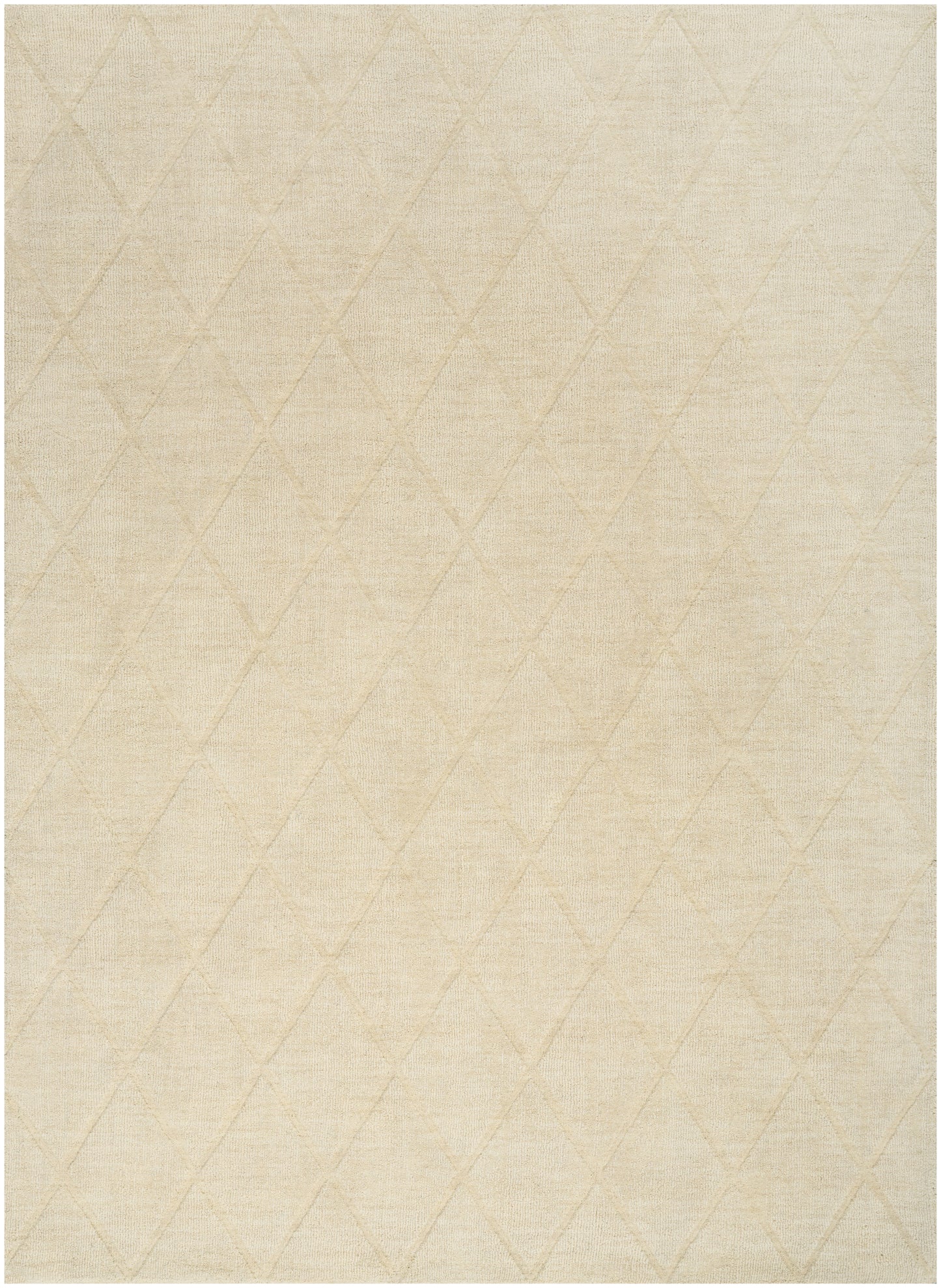 Nourison Wool Haven 5'3" x 7'3" Ivory Modern Indoor Rug