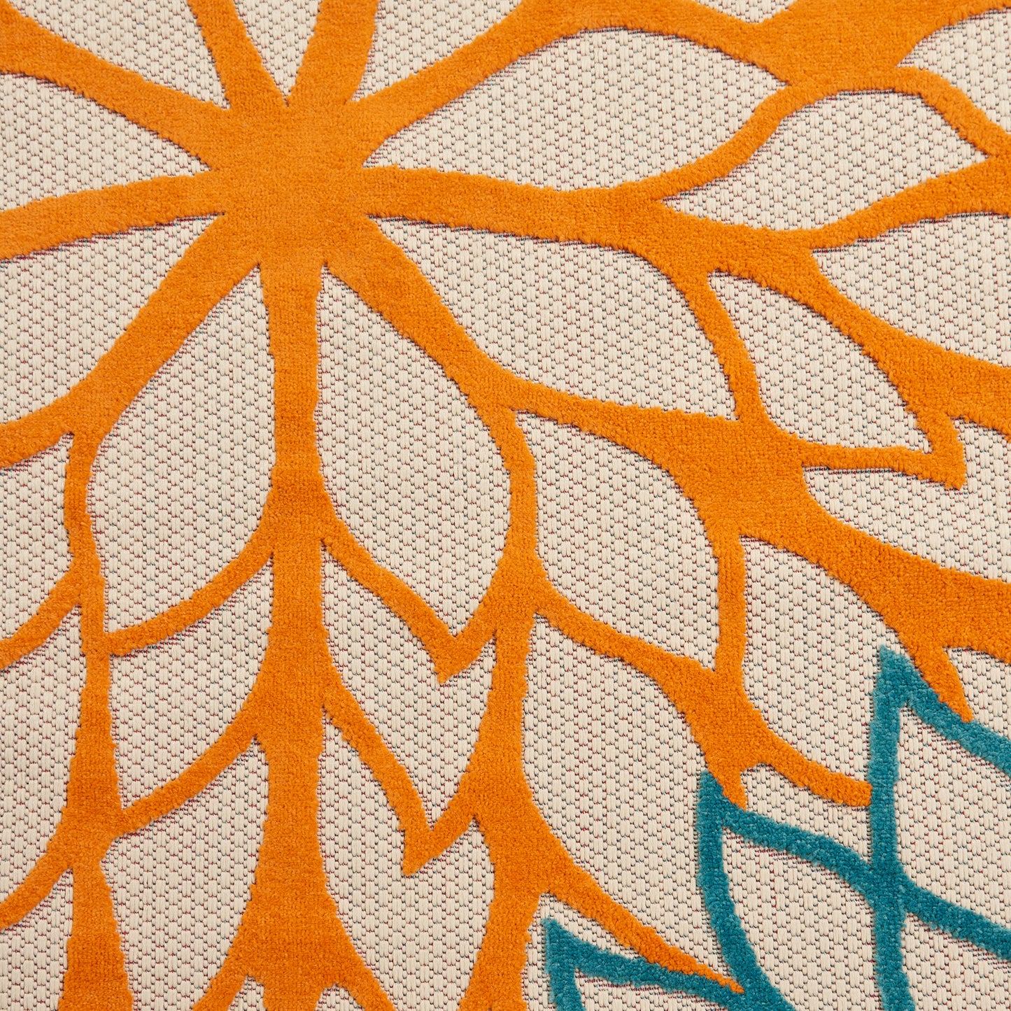 Nourison Aloha 2'8" x 4' Green Tropical Rug