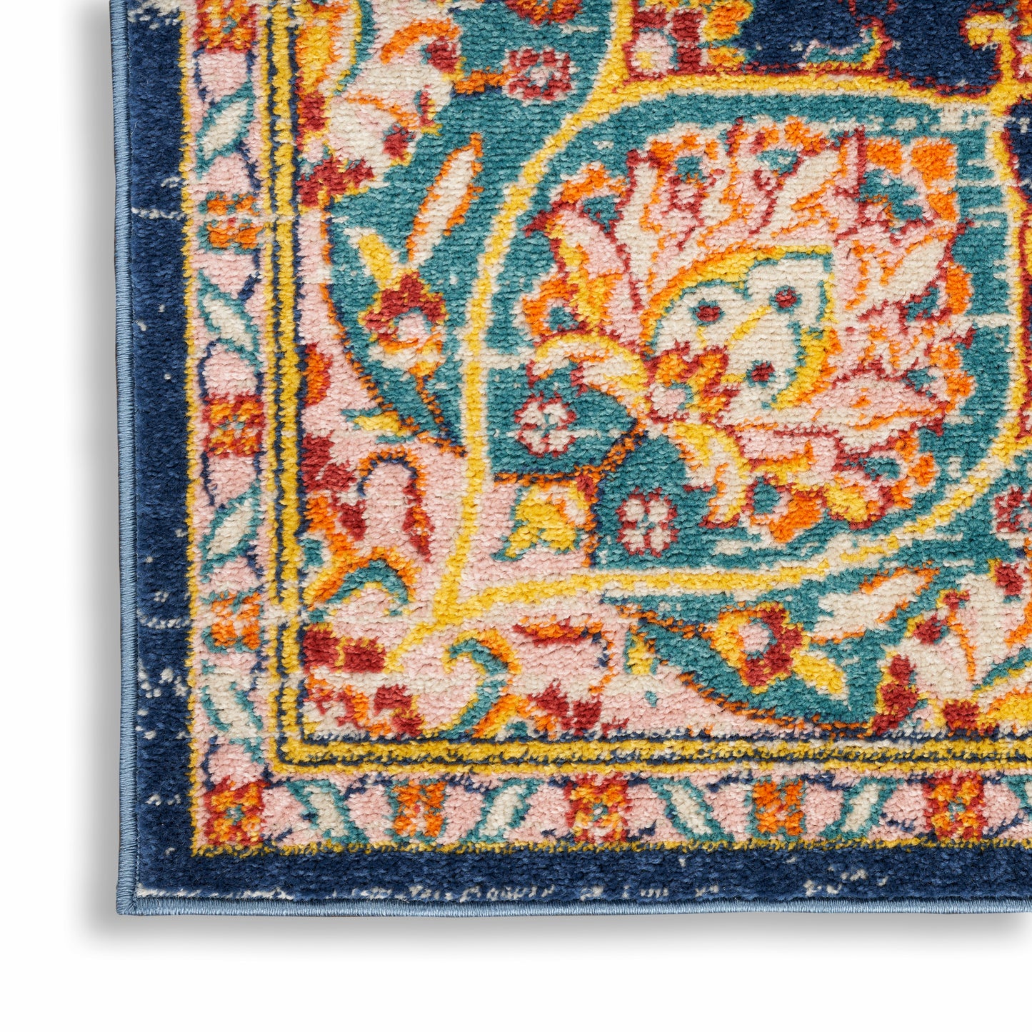 Nourison Passion 1'10" x 2'10" Navy Multicolor Transitional Indoor Rug