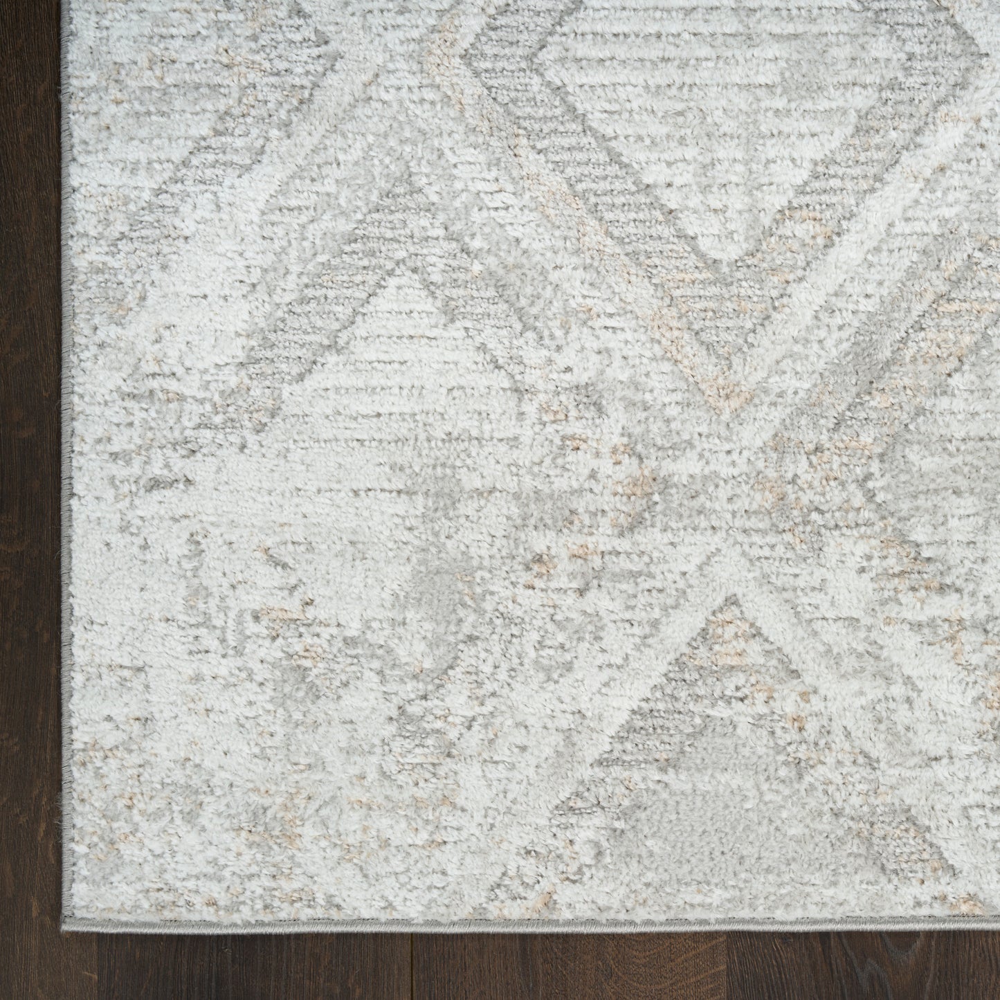 Nourison Dekor 7'10" x 9'10" Grey Modern Indoor Rug