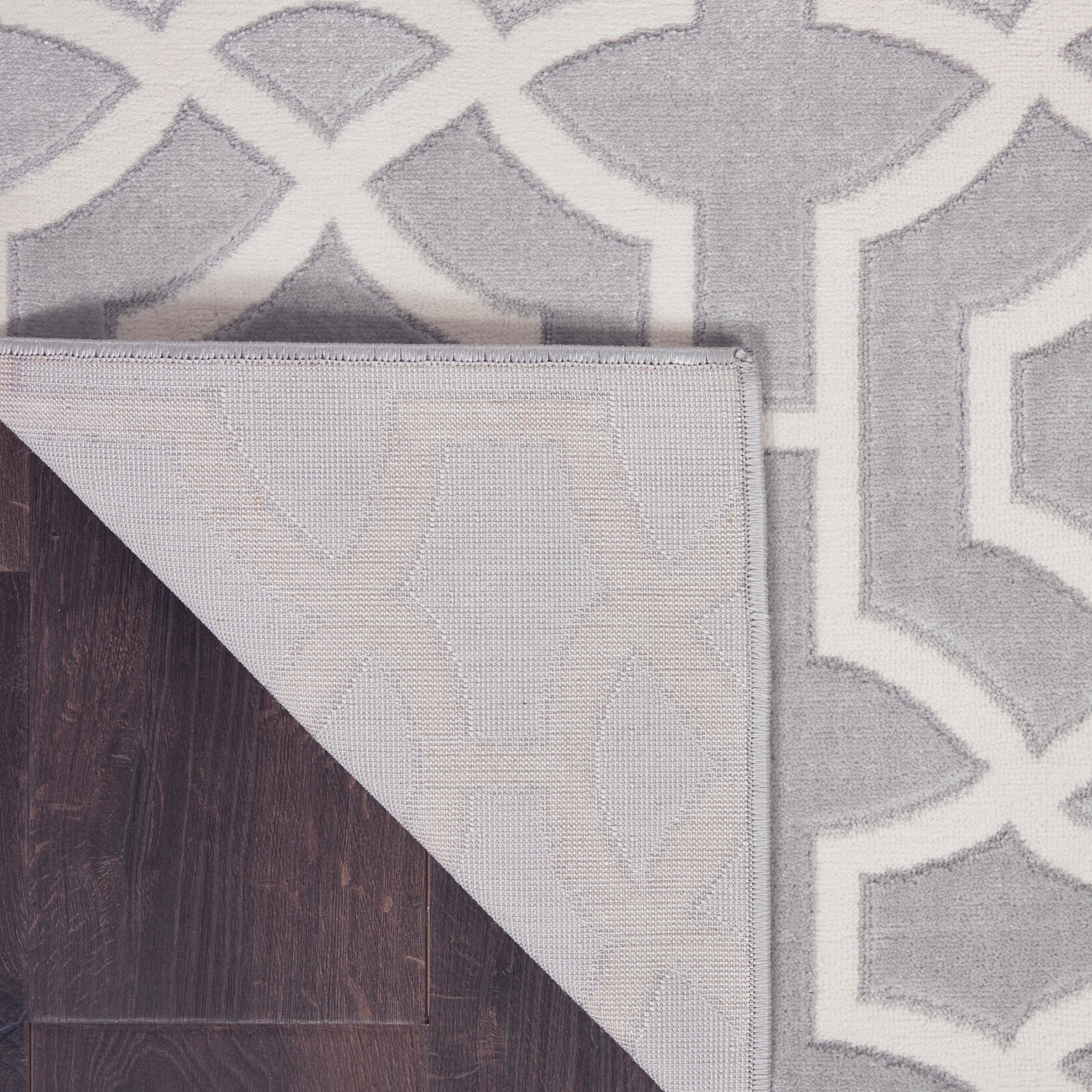 Inspire Me! Home Décor Joli 8'6" x 11'6" Grey White Contemporary Indoor Rug