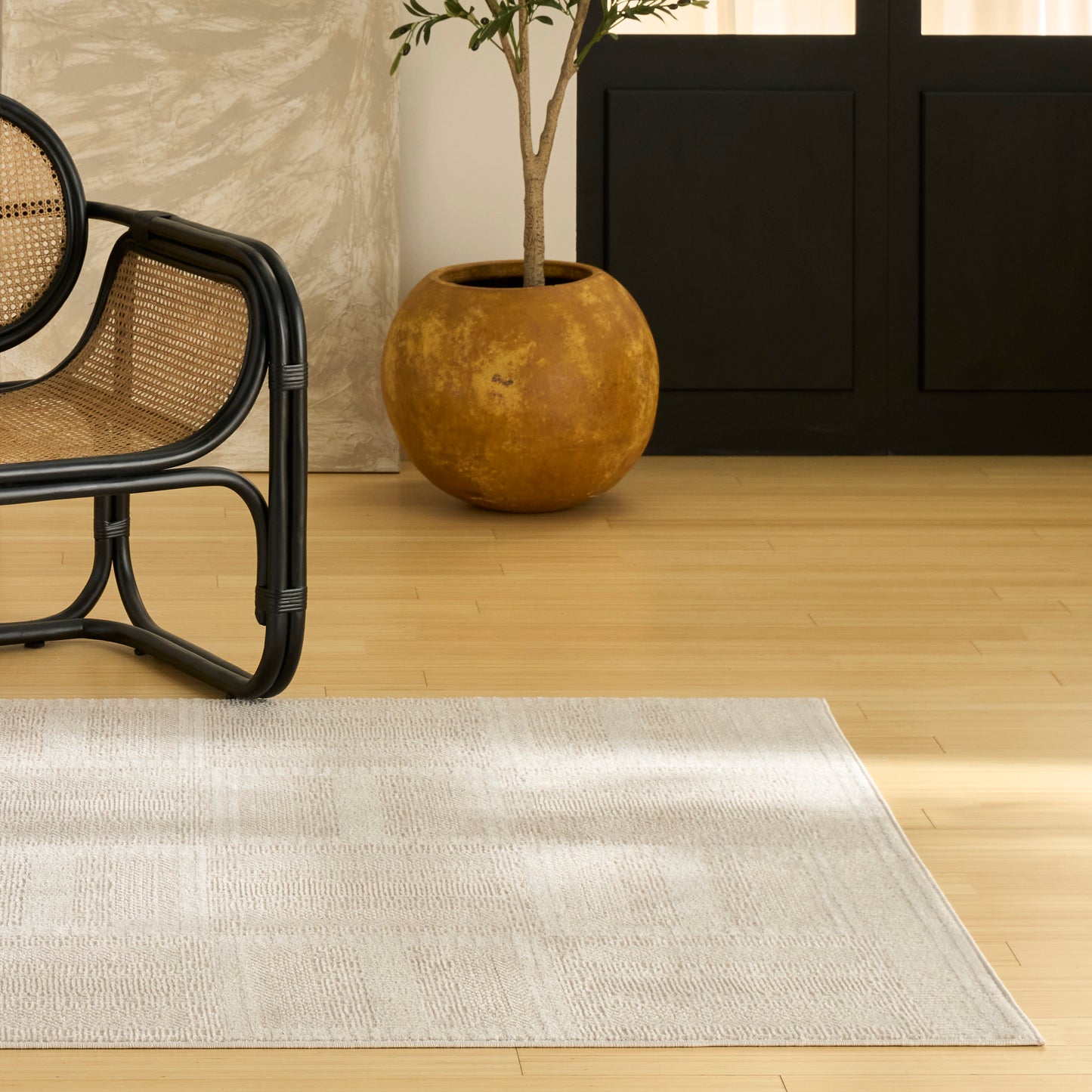 Nourison Nordic 5' x 7' Taupe Modern Indoor Rug