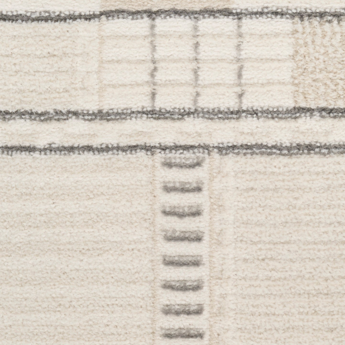 Nourison Nordic 8' x 10' Ivory Grey Modern Indoor Rug