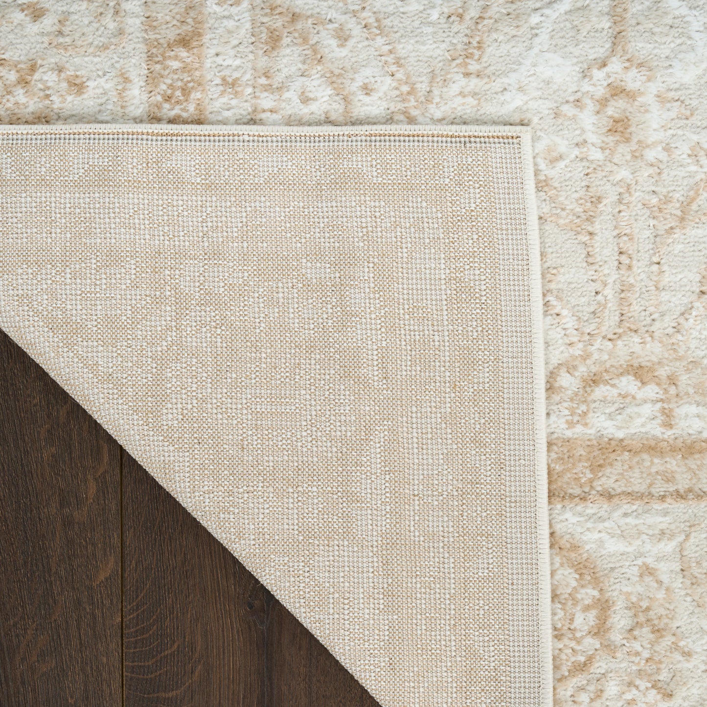 Nourison Dekor 2' x 4' Cream Beige Vintage Indoor Rug