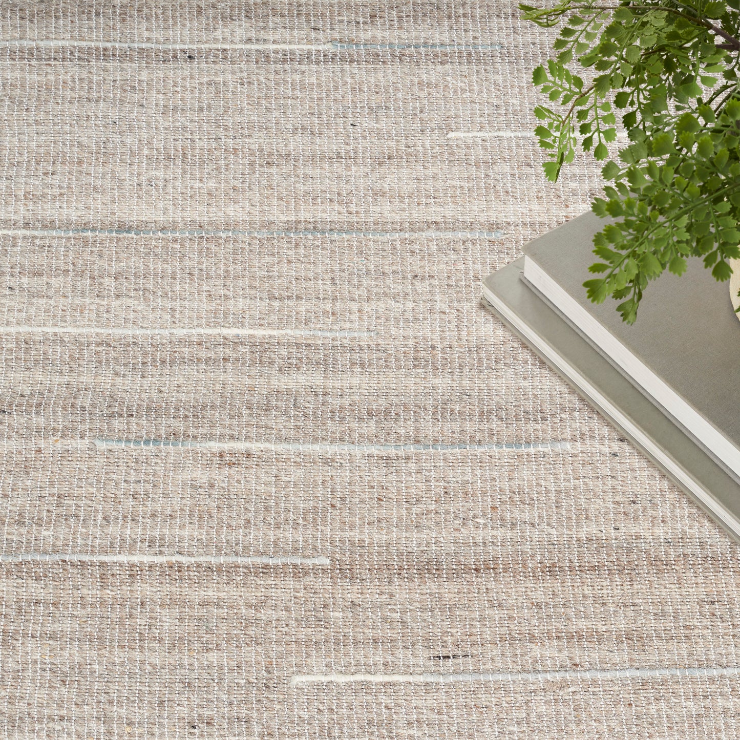 Nourison Interweave 5'3" x 7'3" Grey Modern Indoor Rug