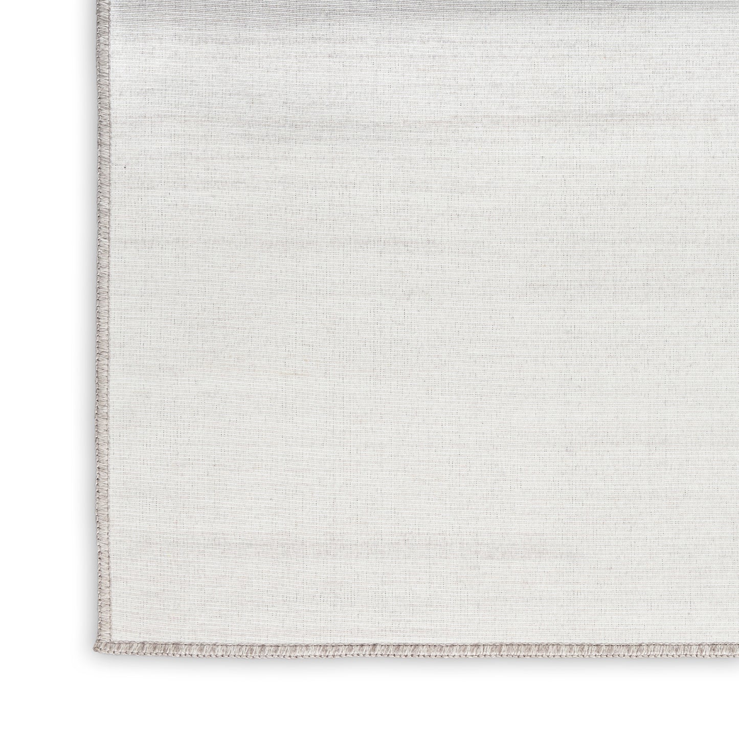 Nourison Washable Essentials 4' x 6' Ivory Grey Modern Indoor Rug