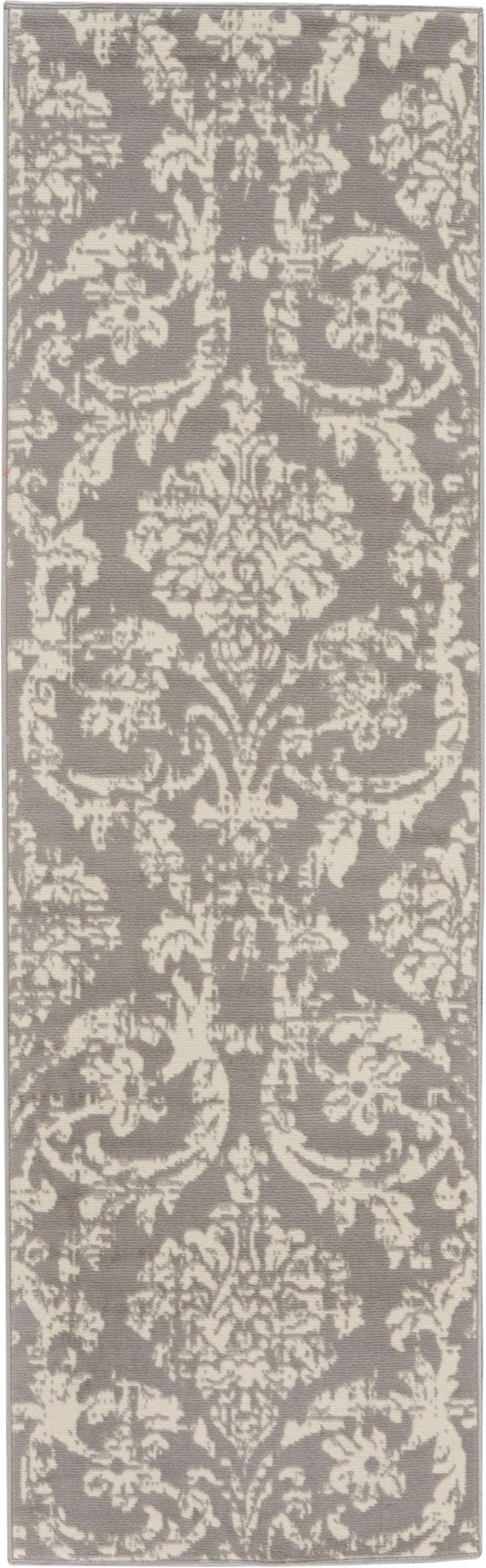 Nourison Jubilant 2' x 6' Grey Vintage Indoor Rug