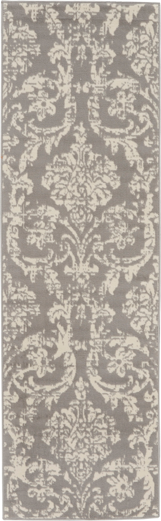 Nourison Jubilant 2' x 6' Grey Vintage Indoor Rug