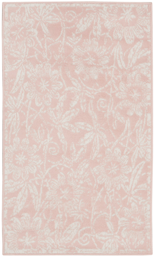 Nourison Whimsicle 3' x 5' Pink Farmhouse Indoor Rug
