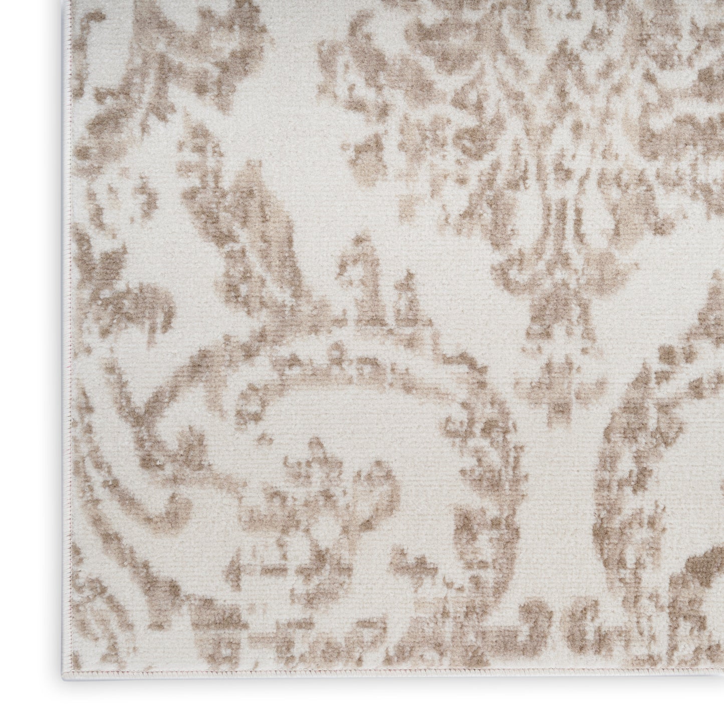 Nourison Jubilant 7'10" x 9'10" Ivory Beige Vintage Indoor Rug