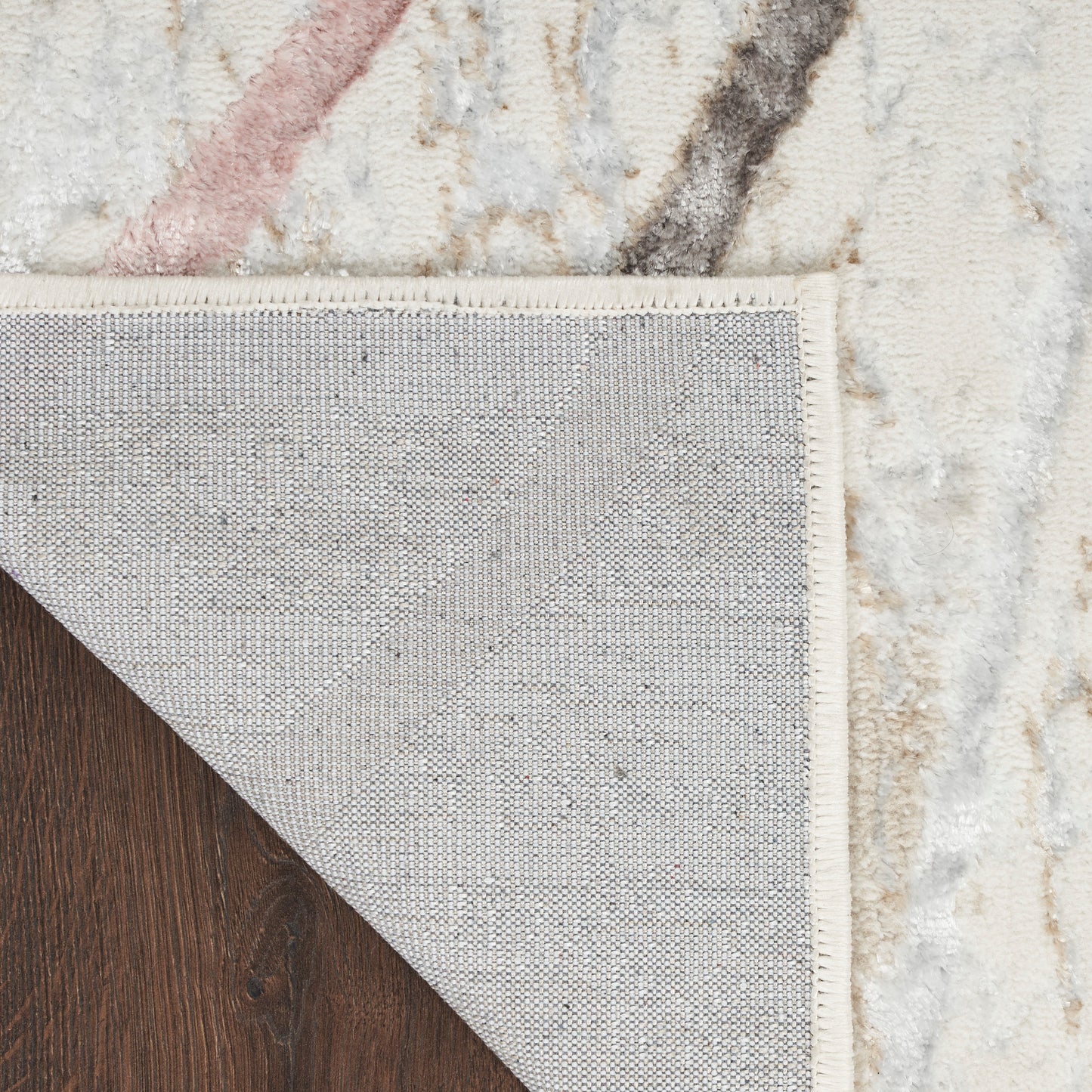 Nourison Glitz 3'11" x 5'11" Ivory/Multi Modern Indoor Rug