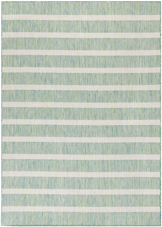 Nourison Positano 9' x 12' Blue Green Ivory Modern Rug