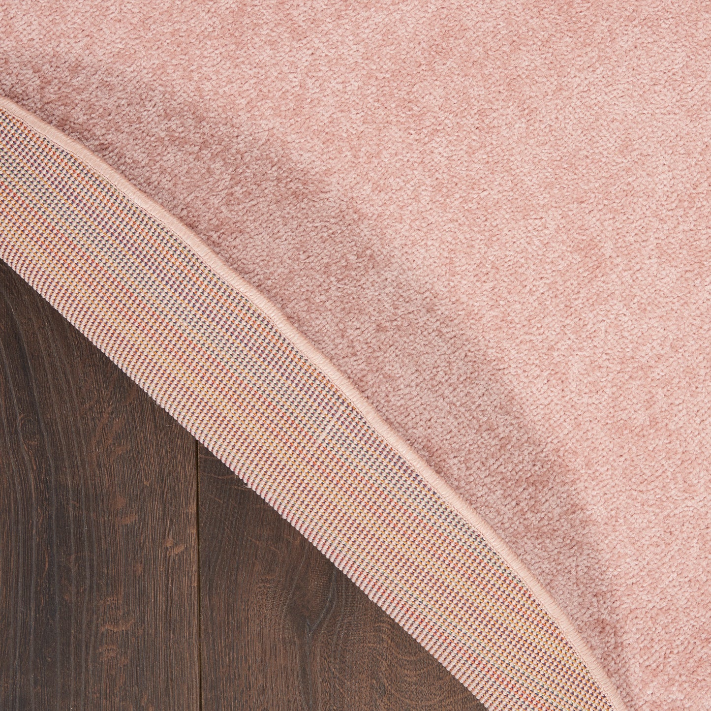 Nourison Nourison Essentials 4' x Round Pink Outdoor Rug