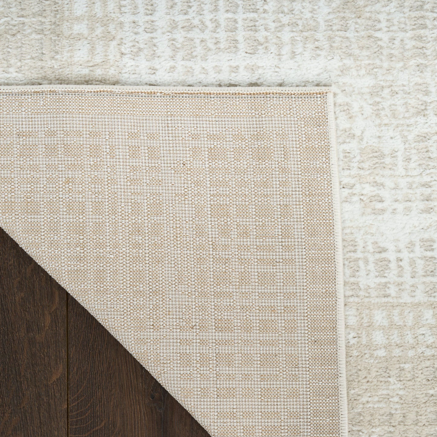 Nourison Dekor 2' x 4' Beige Modern Indoor Rug