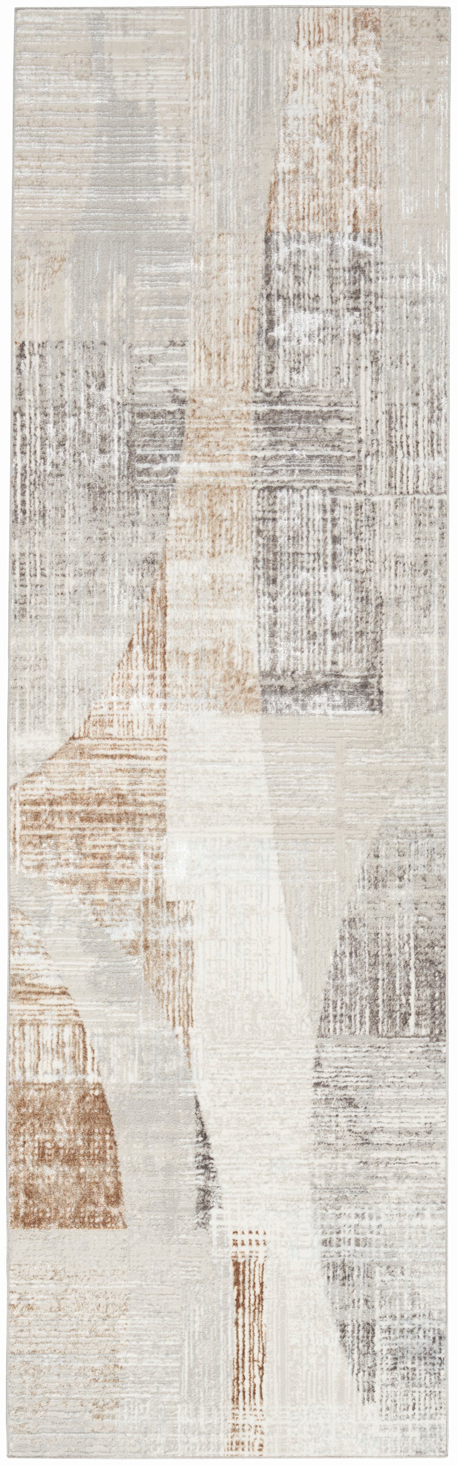 Inspire Me! Home Décor Iliana 2'3" x 7'6" Grey Modern Indoor Rug