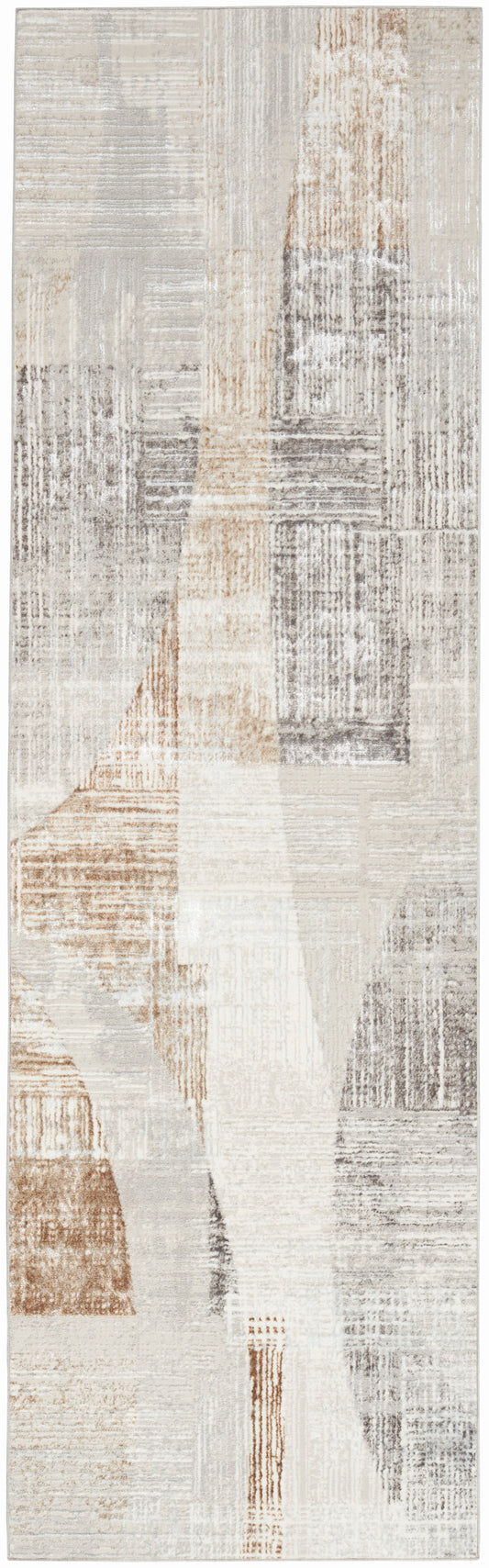 Inspire Me! Home Décor Iliana 2'3" x 7'6" Grey Modern Indoor Rug