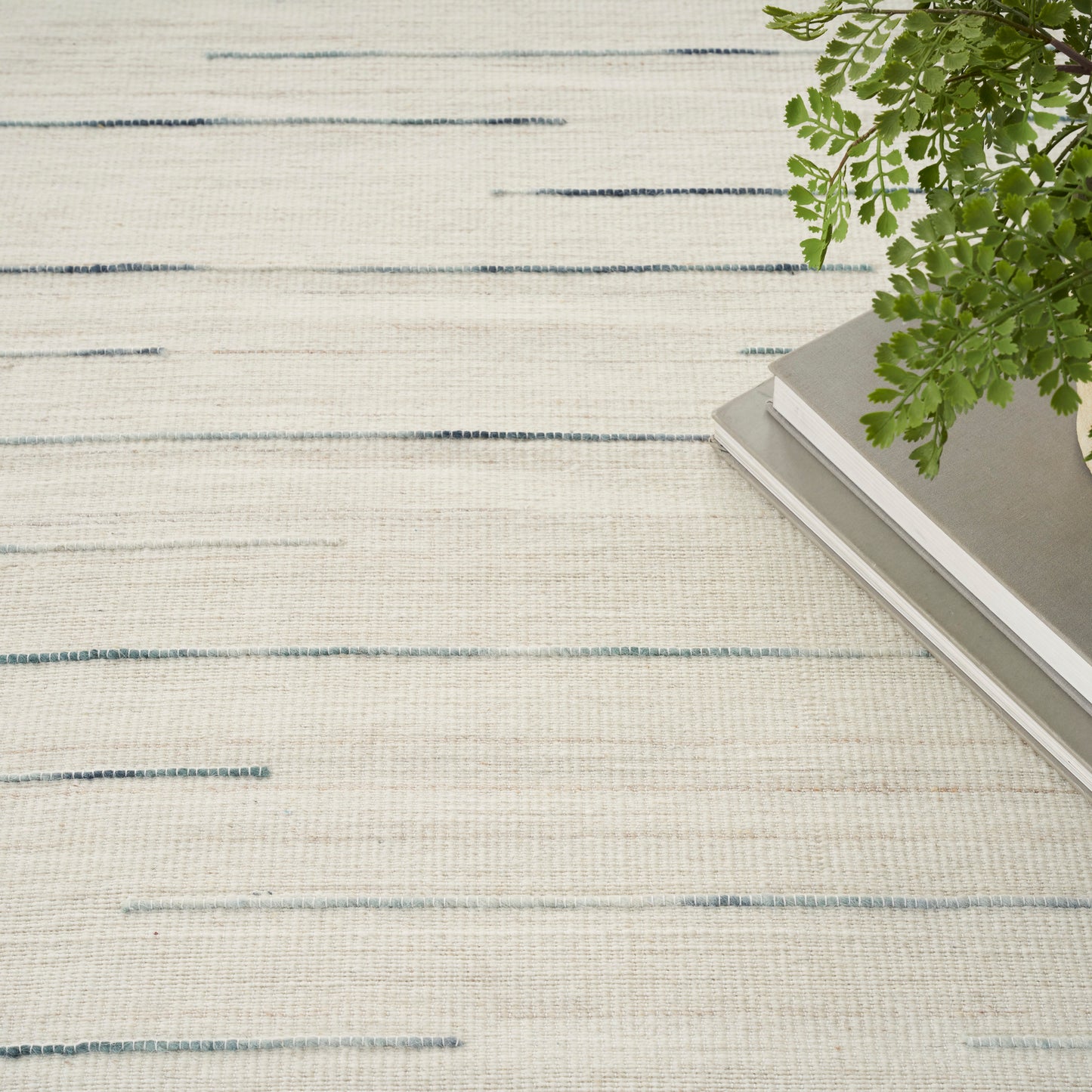 Nourison Interweave 5'3" x 7'3" Ivory Modern Indoor Rug