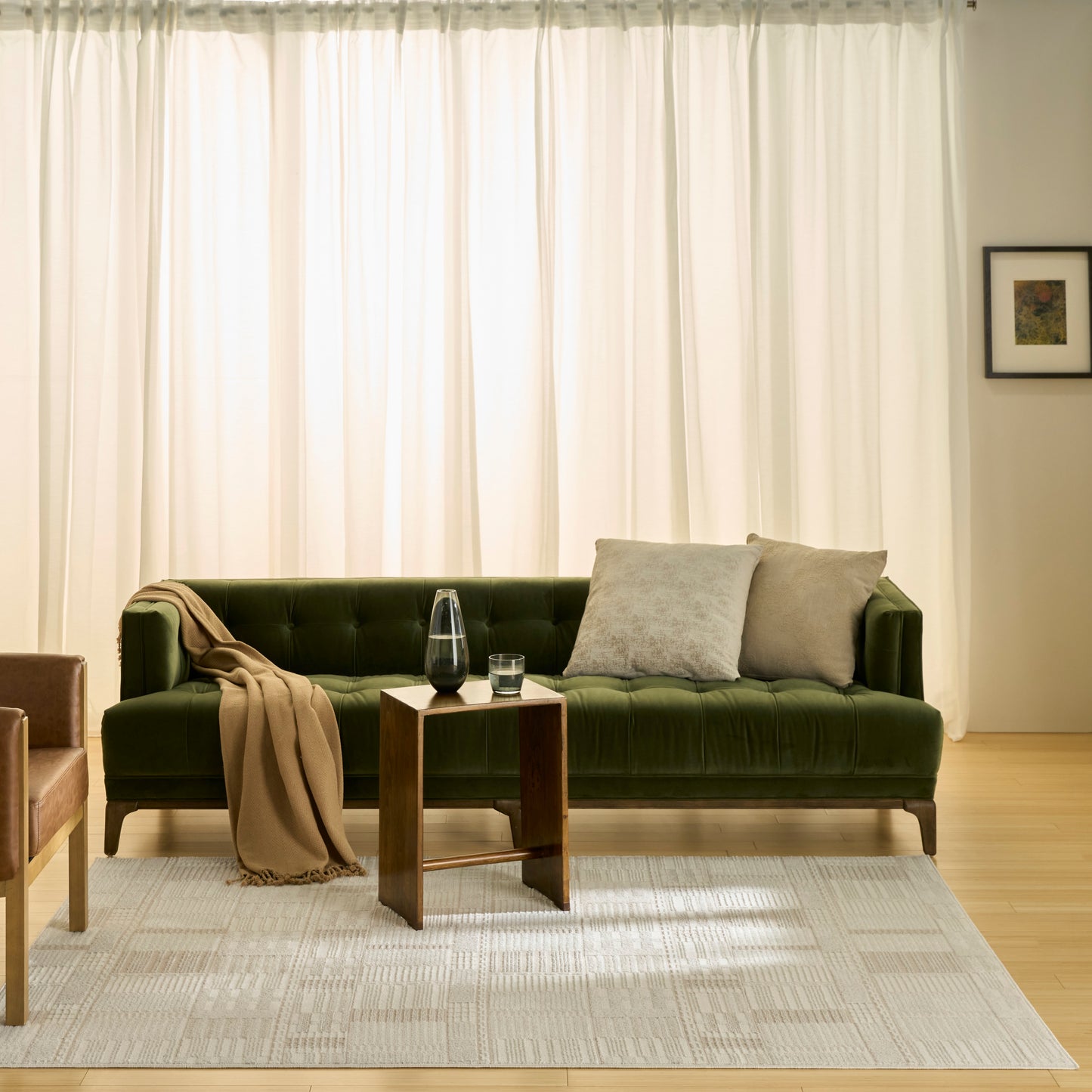 Nourison Nordic 4' x 6' Ivory Beige Modern Indoor Rug